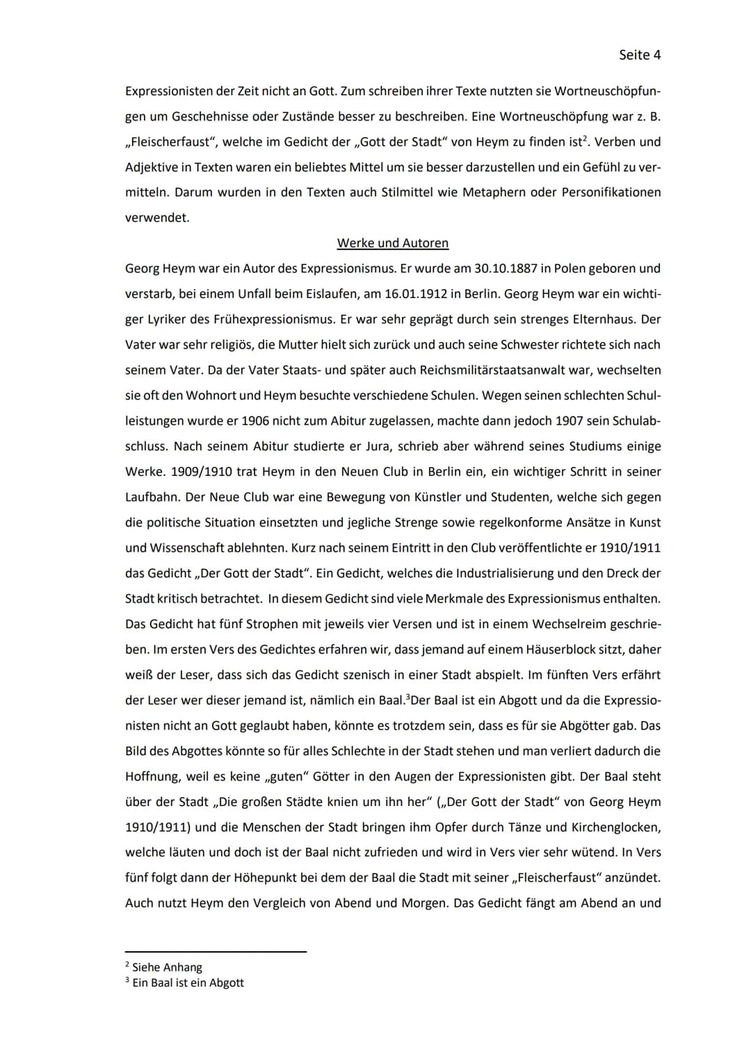 Facharbeit
Deutsche Literatur - Epochen
Der Expressionismus 1
2.1
2 MERKMALE DES EXPRESSIONISMUS...
3
3.1
Inhaltsverzeichnis
EINLEITUNG.....