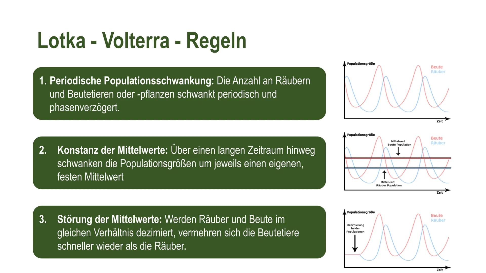 Räuber-Beute-Beziehung Definition
Eine Räuber-Beute-Beziehung (auch Räuber-Beute-Modell) ist ein biotischer
Umweltfaktor* und beschreibt die
