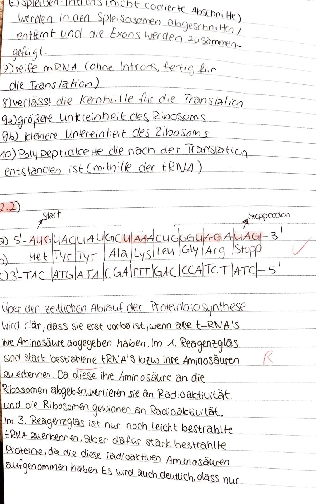 Grundkurs BIOLOGIE
●
Name:
Themen: Molekulare Genetik
Allgemeine Hinweise zur Klausur: Lassen Sie eine viertel Seite Rand! Verwenden Sie Fac
