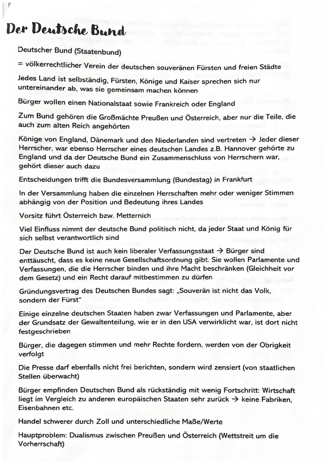 Wiener Kongress (1814/1815)
●
●
●
●
Napoleon befindet sich auf der Insel Elba im Exil
Neue Ordnung für Europa muss gefunden werden
Sieger: E
