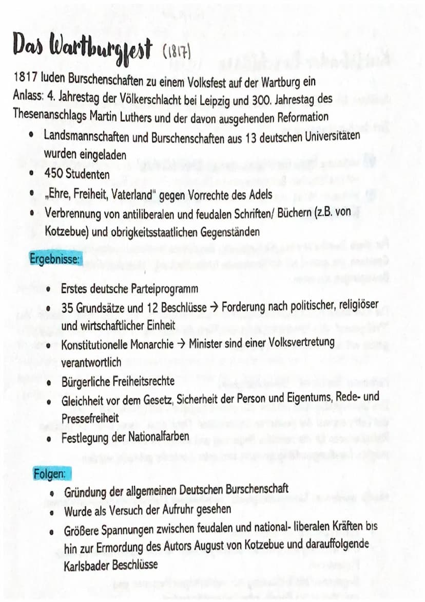 Wiener Kongress (1814/1815)
●
●
●
●
Napoleon befindet sich auf der Insel Elba im Exil
Neue Ordnung für Europa muss gefunden werden
Sieger: E
