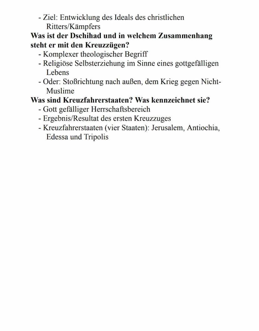 Der erste Kreuzzug
Was sind Kreuzzüge? Was sind deren Merkmale?
- Aufruf kommt von Papst
- Papst verspricht jedem Teilnehmer die Vergebung d