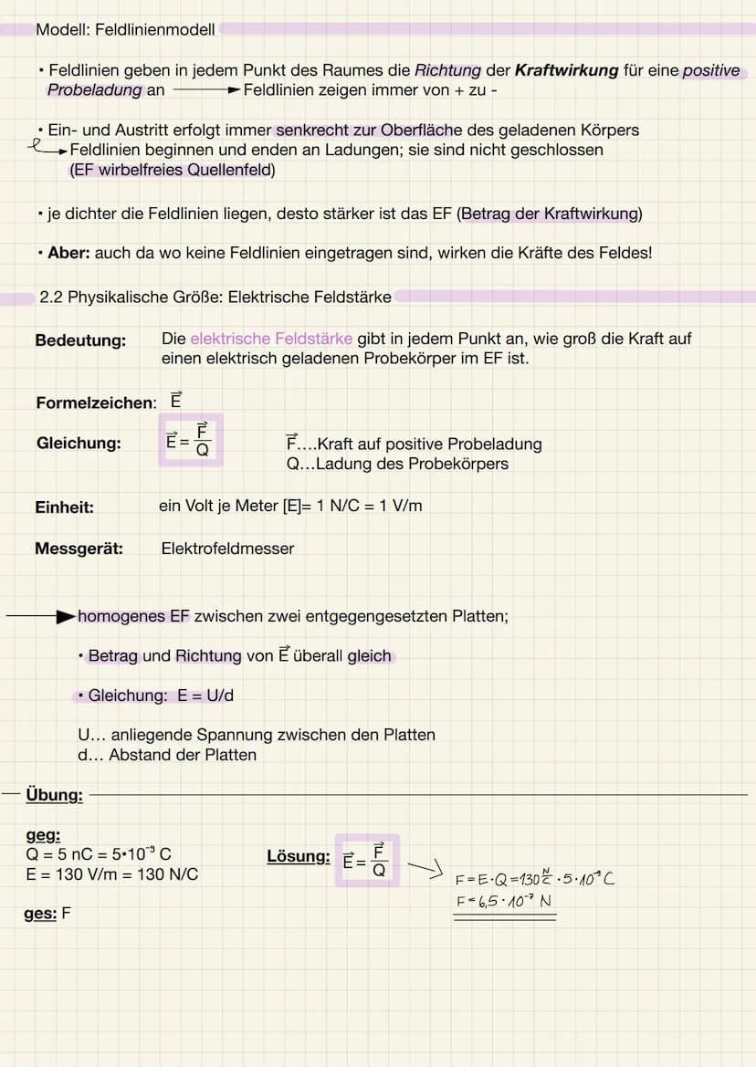 1. Die elektrische Ladung
1.1 Wiederholung - Ladungsarten und ihre Eigenschaften
Ladungsarten:
1) elektrische positive Ladungen: z.B. Proton