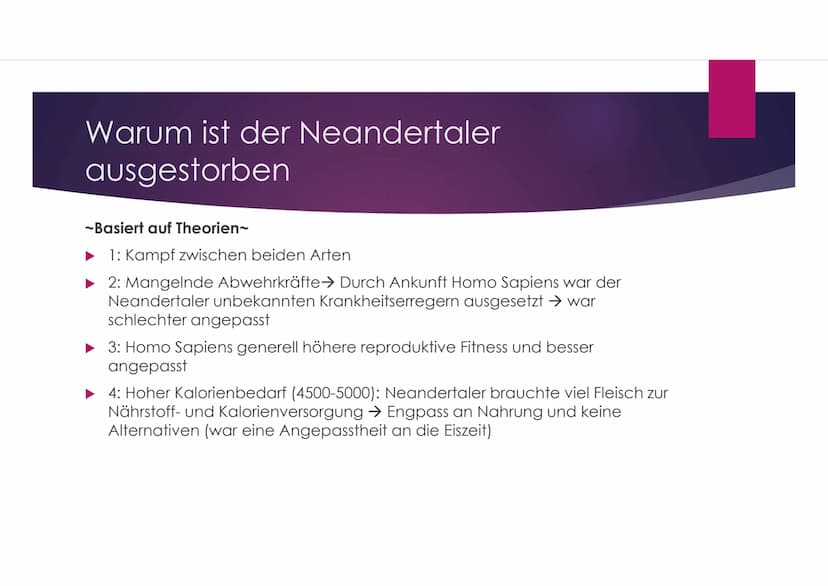 Der Neandertaler
EINE PRÄSENTATION VON VANESSA BEHRENS Gliederung
Zeitliche Einordnung
Allgemeines über den Homo neanderthalensis
DNA-Vergle