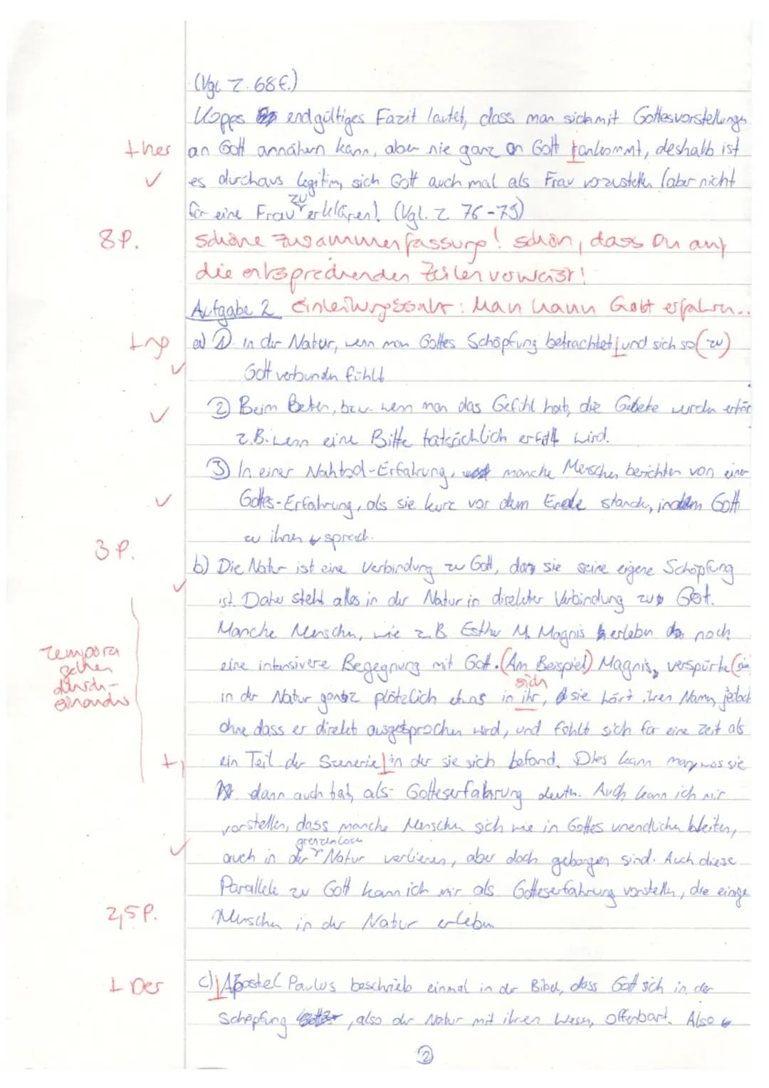 Text:
Ist Gott eine Frau?
1
Der Schweizer Schriftsteller und Pfarrer Kurt
2 Marti veröffentlichte im Jahr 1980 ein Gedicht,
3 das mit den Wo