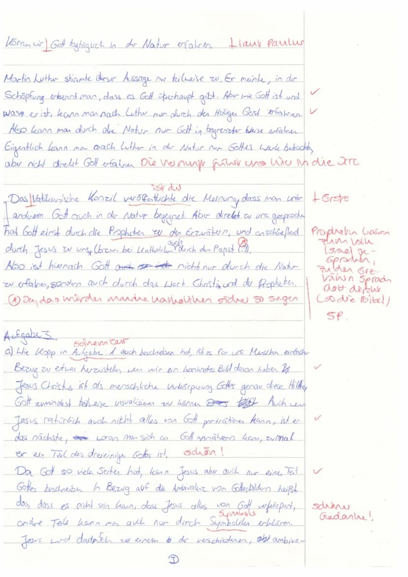 Text:
Ist Gott eine Frau?
1
Der Schweizer Schriftsteller und Pfarrer Kurt
2 Marti veröffentlichte im Jahr 1980 ein Gedicht,
3 das mit den Wo