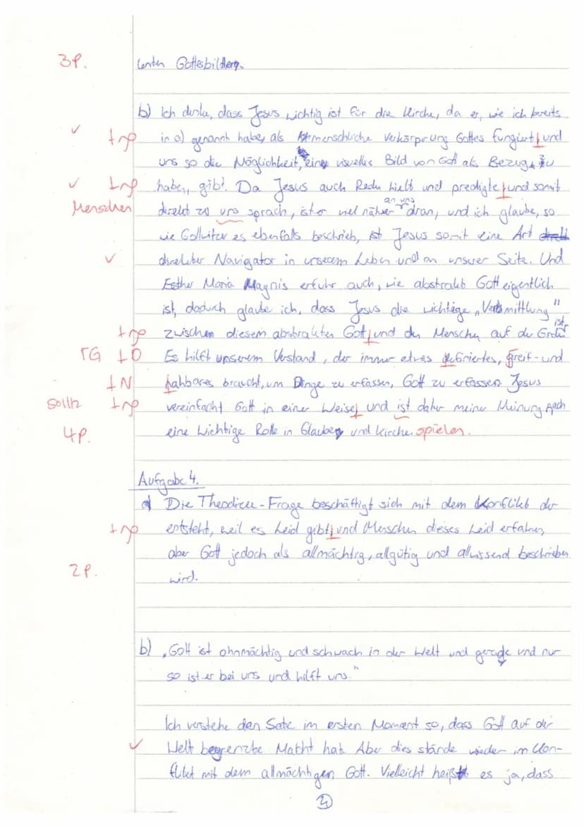 Text:
Ist Gott eine Frau?
1
Der Schweizer Schriftsteller und Pfarrer Kurt
2 Marti veröffentlichte im Jahr 1980 ein Gedicht,
3 das mit den Wo