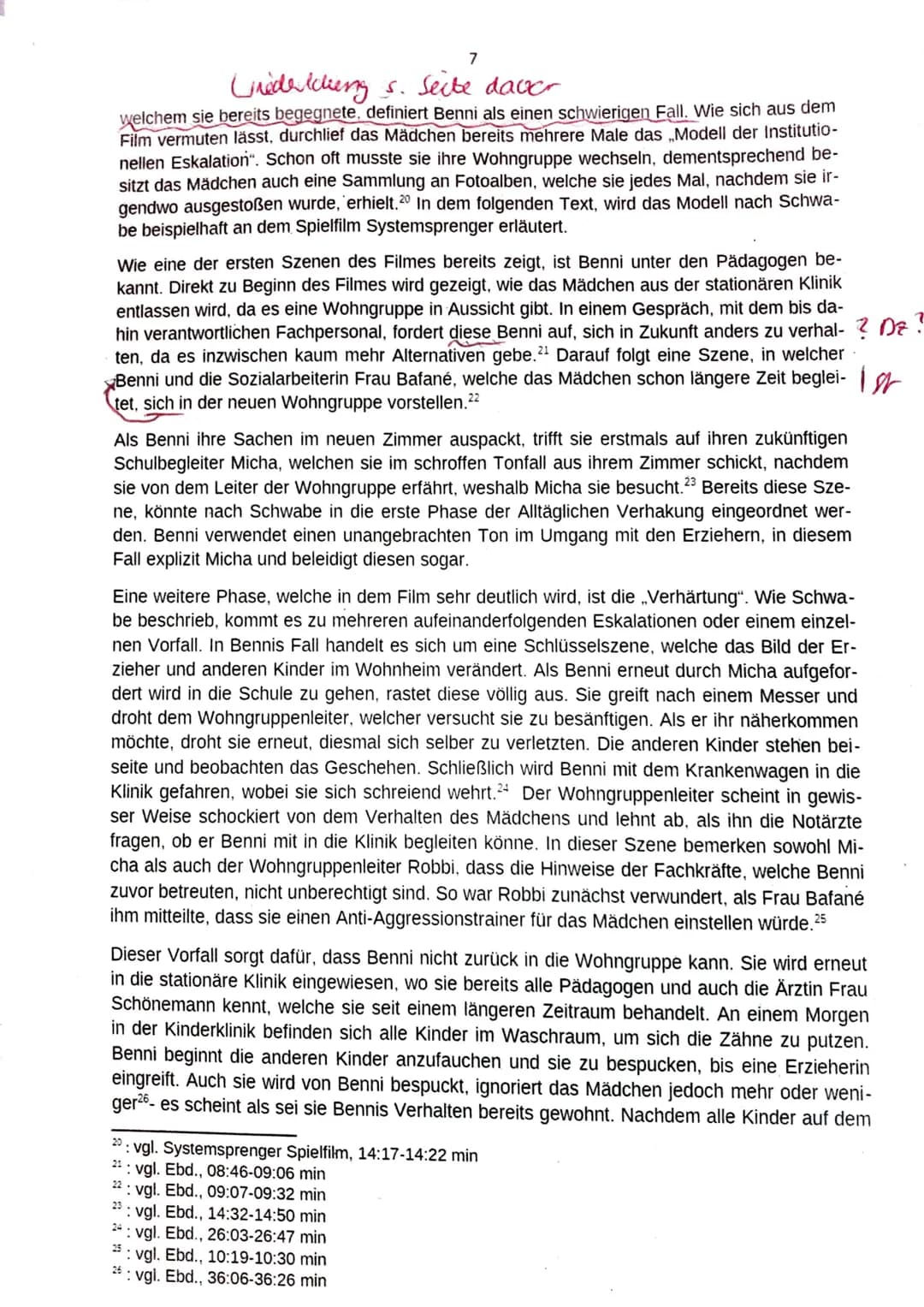 Verfasser:
Kurs:
Chancen und Grenzen pädagogischer Einrichtungen
Betreuer:
Facharbeit im Fach Pädagogik
SYSTEMSPRENGER
Abgabetermin:
Leistun