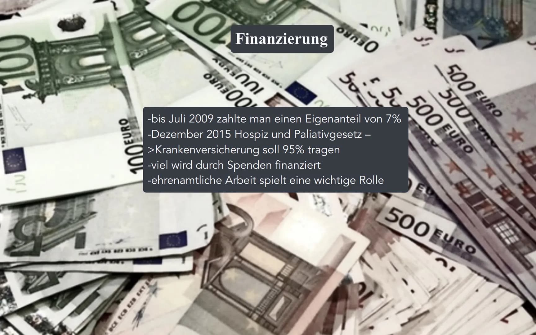 ne
Hospiz Inhalt
1.)Definition
2.)Die Geschichte des Hospiz
3.)Bedeutung für das Leben
4.)Aufnahmevoraussetzungen
5.)Finanzierung
6.)Beispie