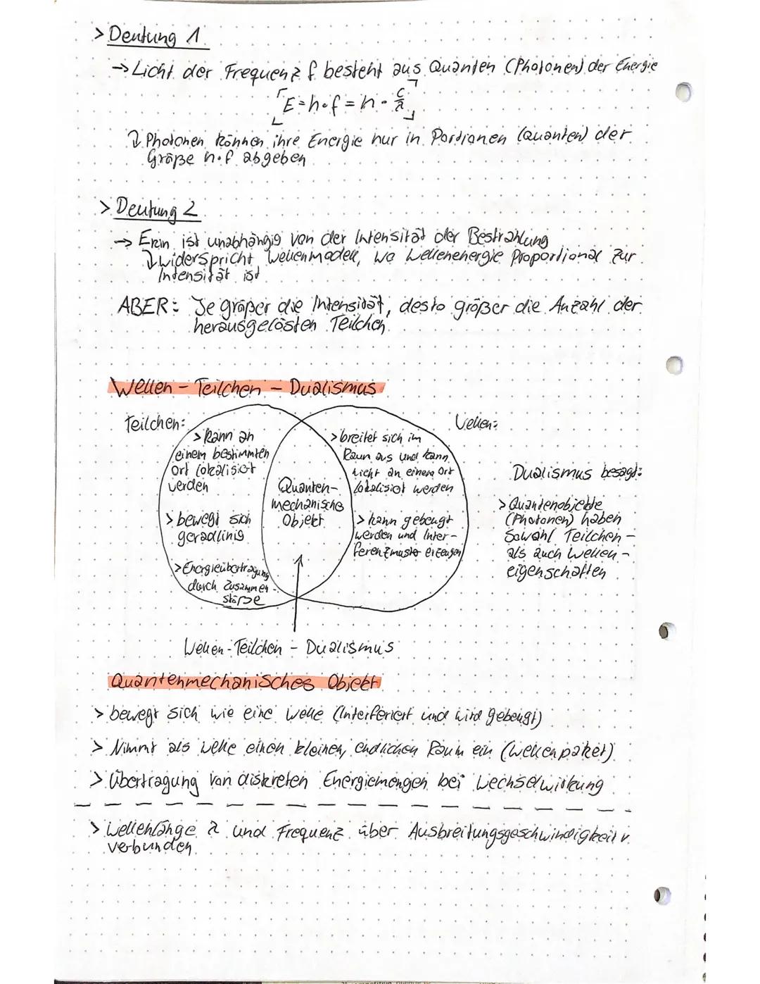 Quantenphysik
Elektroskop
Gerät
zum Nachweis elekh.
(adung und Spannung
-Anziehung/Abstopuns
Experiment
• eine geladene Zinkplatte wird an e
