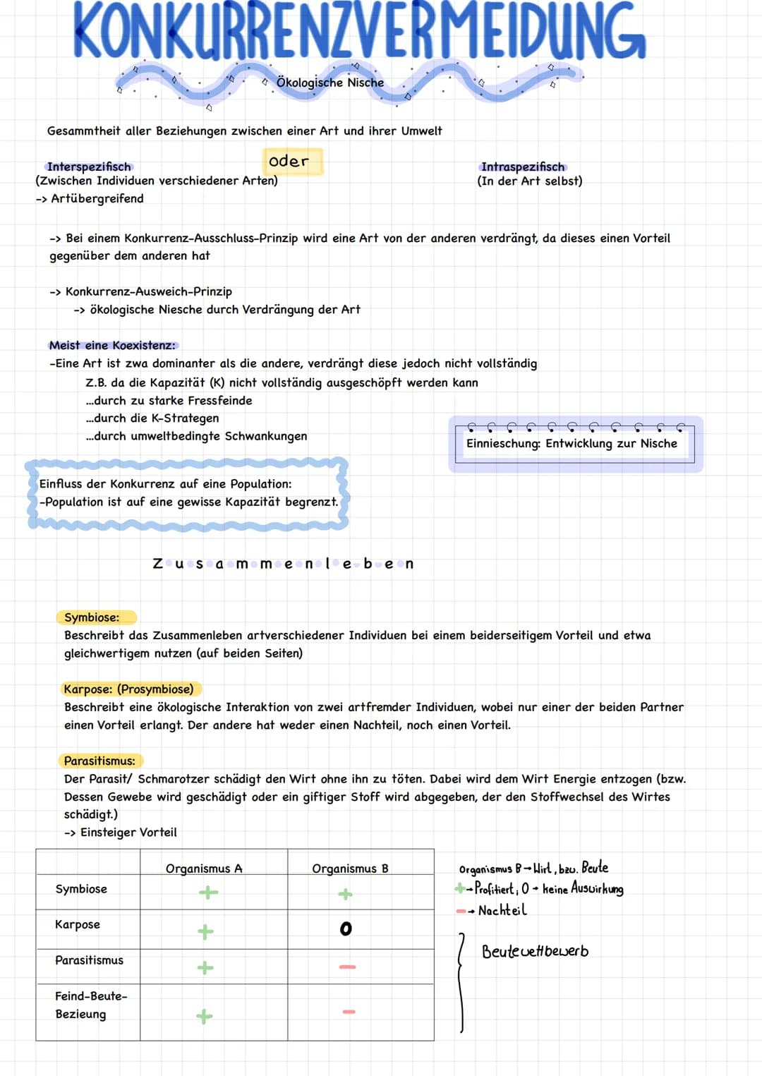 
<h2 id="4kologischenische">4. Ökologische Nische</h2>
<p>Die ökologische Nische beschreibt die Gesamtheit aller Beziehungen zwischen einer 