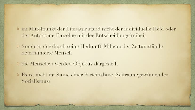 Naturalismus
aus dem lateinischen „Natura" Deustch: Natur
(ca. 1880- ca. 1900) Themenübersicht
> Allgemeingeschichtlicher Hintergrund
> Welt
