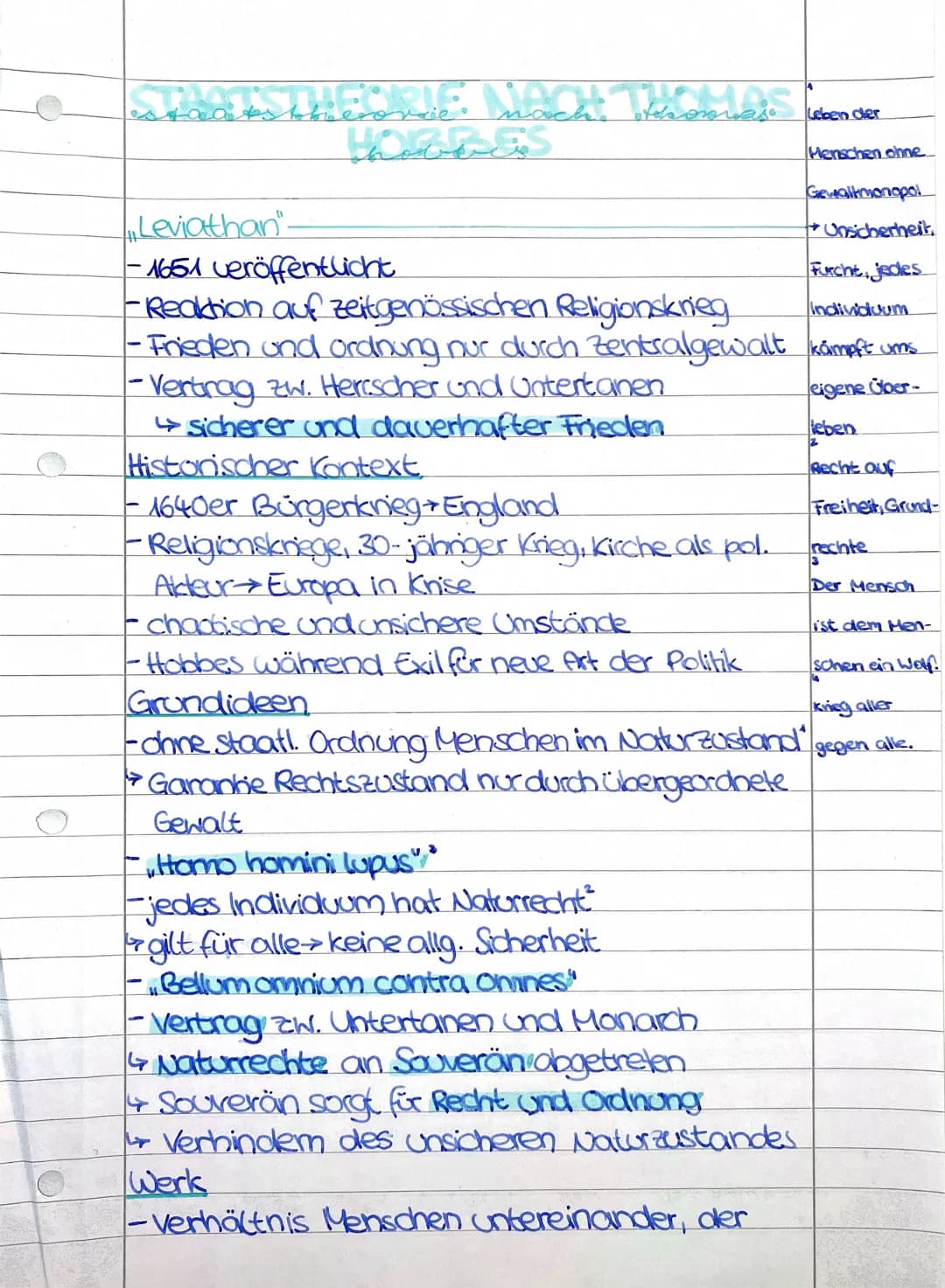 TROTSTHEORIE Macht Thomas
HORRES
Leben der
Gewalkmonopol
Leviathan-
→ Unsicherheit,
-1651 veröffentlicht
Furcht jedes
Individuum
-Reaktion a