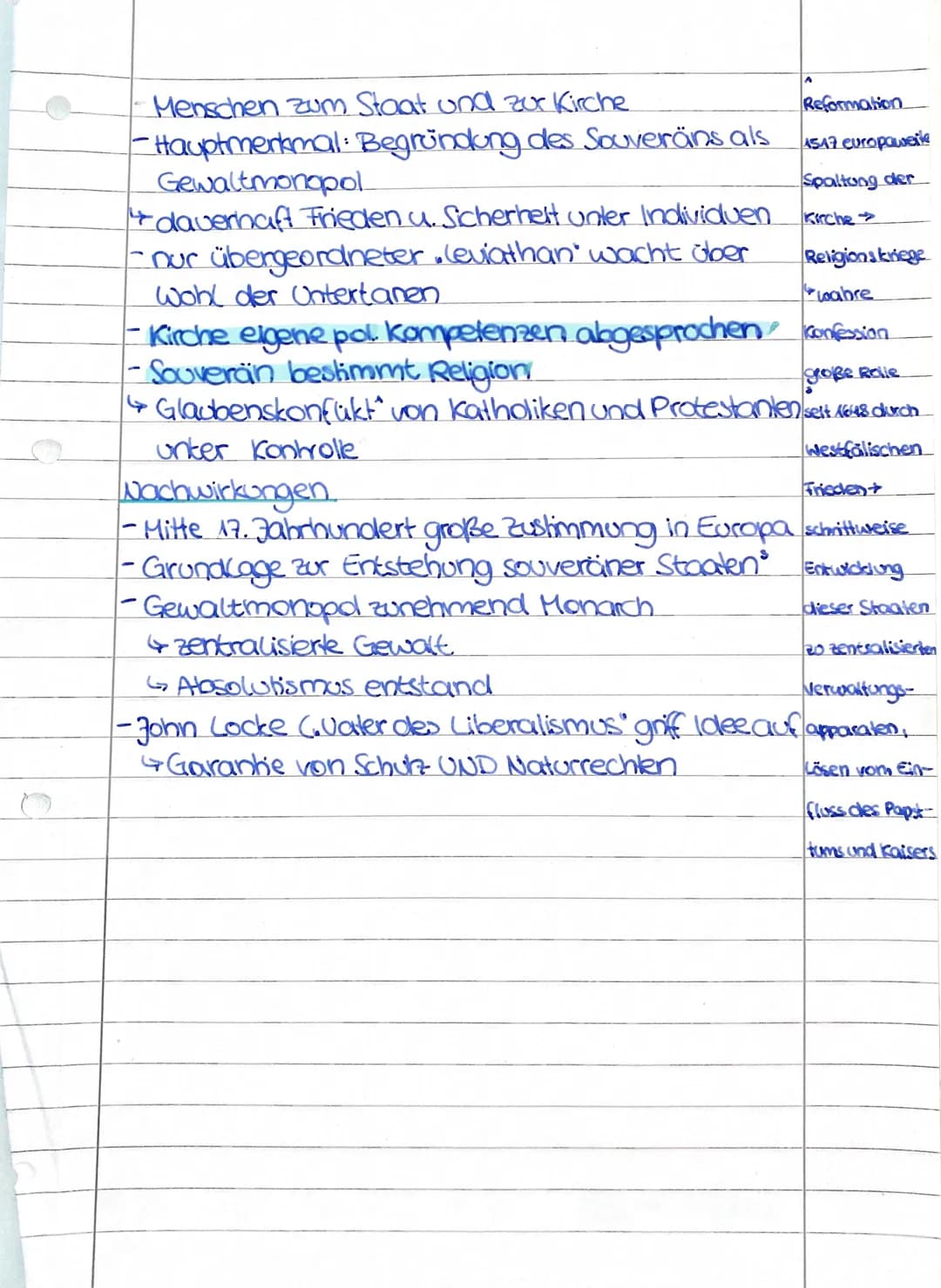 TROTSTHEORIE Macht Thomas
HORRES
Leben der
Gewalkmonopol
Leviathan-
→ Unsicherheit,
-1651 veröffentlicht
Furcht jedes
Individuum
-Reaktion a