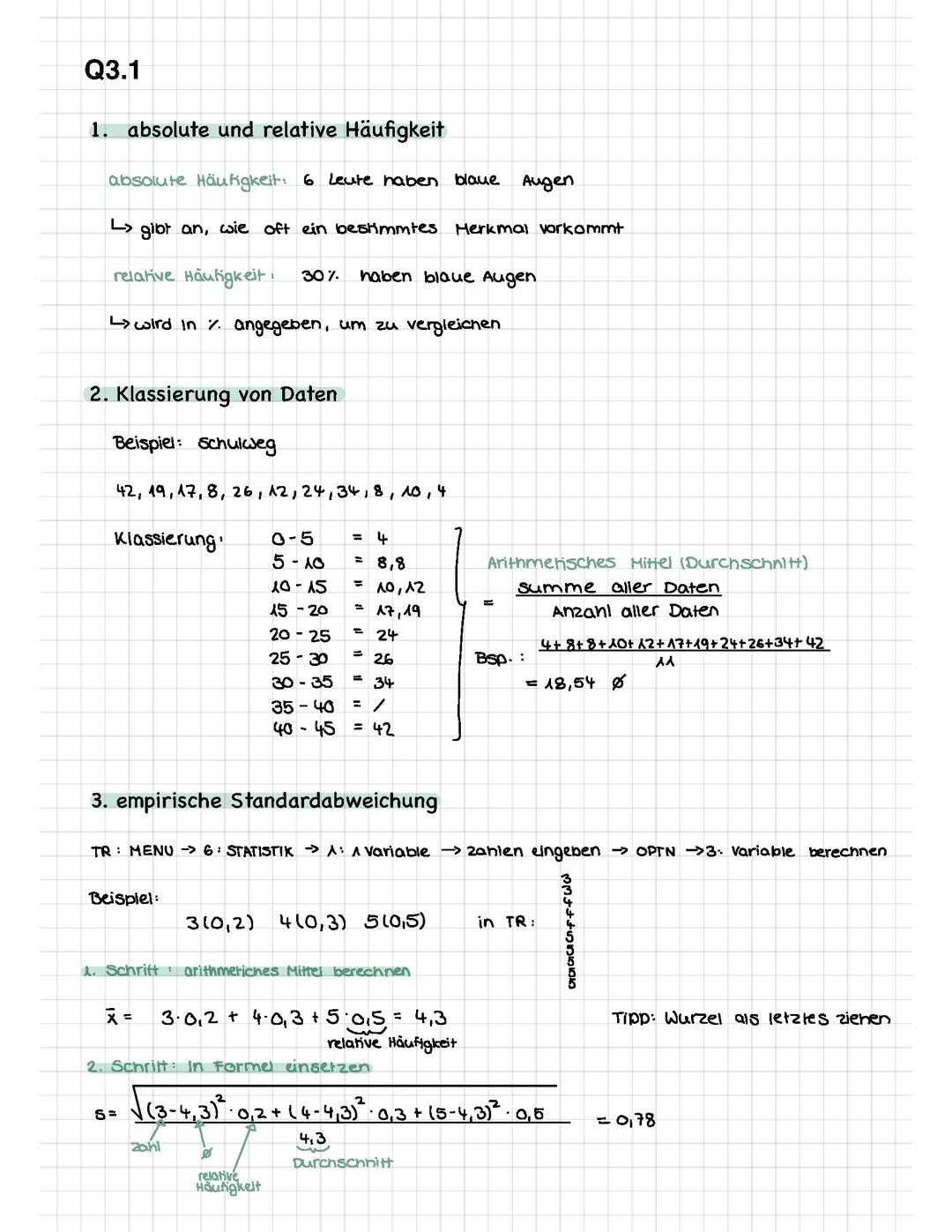 Stochastik/Wahrscheinlichkeiten Mathe GK Q3 Abitur Hessen