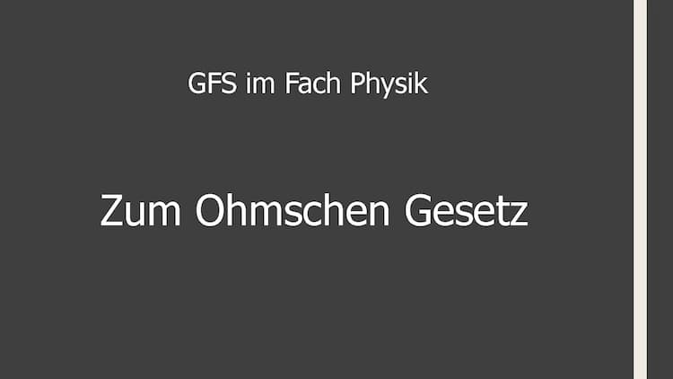 Know Ohmsches Gesetz thumbnail