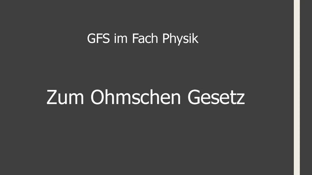 Ohmsches Gesetz einfach erklärt: Merksätze, Tabellen und Formeln für Kinder