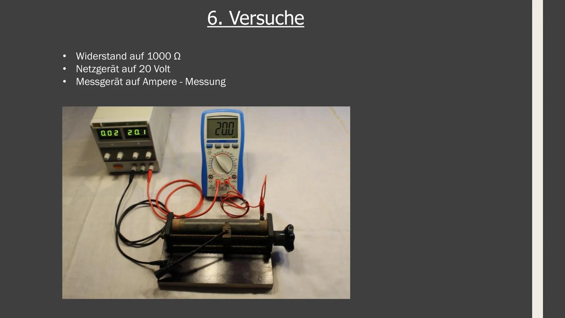 GFS im Fach Physik
Zum Ohmschen Gesetz 1. Elektrische Grundgrößen (Stromstärke und Spannung)
2. Zusammenhang zwischen diesen Größen
Aufbau:
