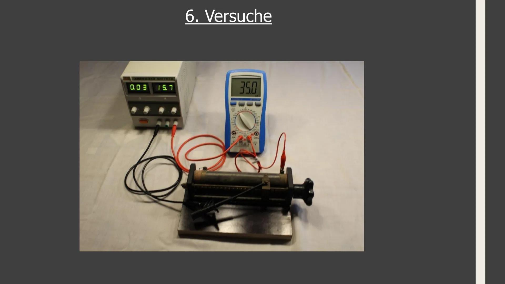 GFS im Fach Physik
Zum Ohmschen Gesetz 1. Elektrische Grundgrößen (Stromstärke und Spannung)
2. Zusammenhang zwischen diesen Größen
Aufbau:
