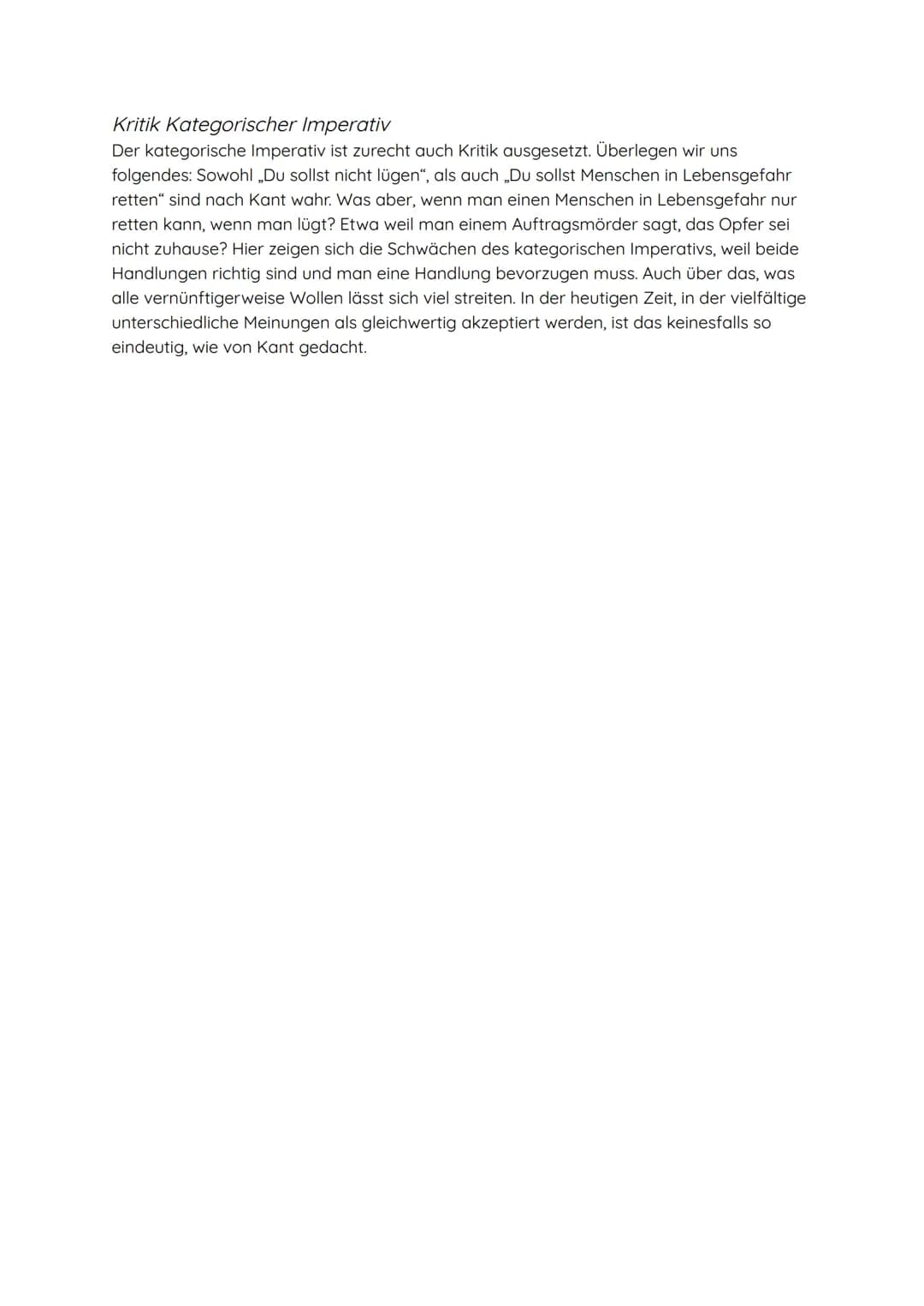 Kant und der Kategorische Imperativ: Einfach erklärt für Kinder