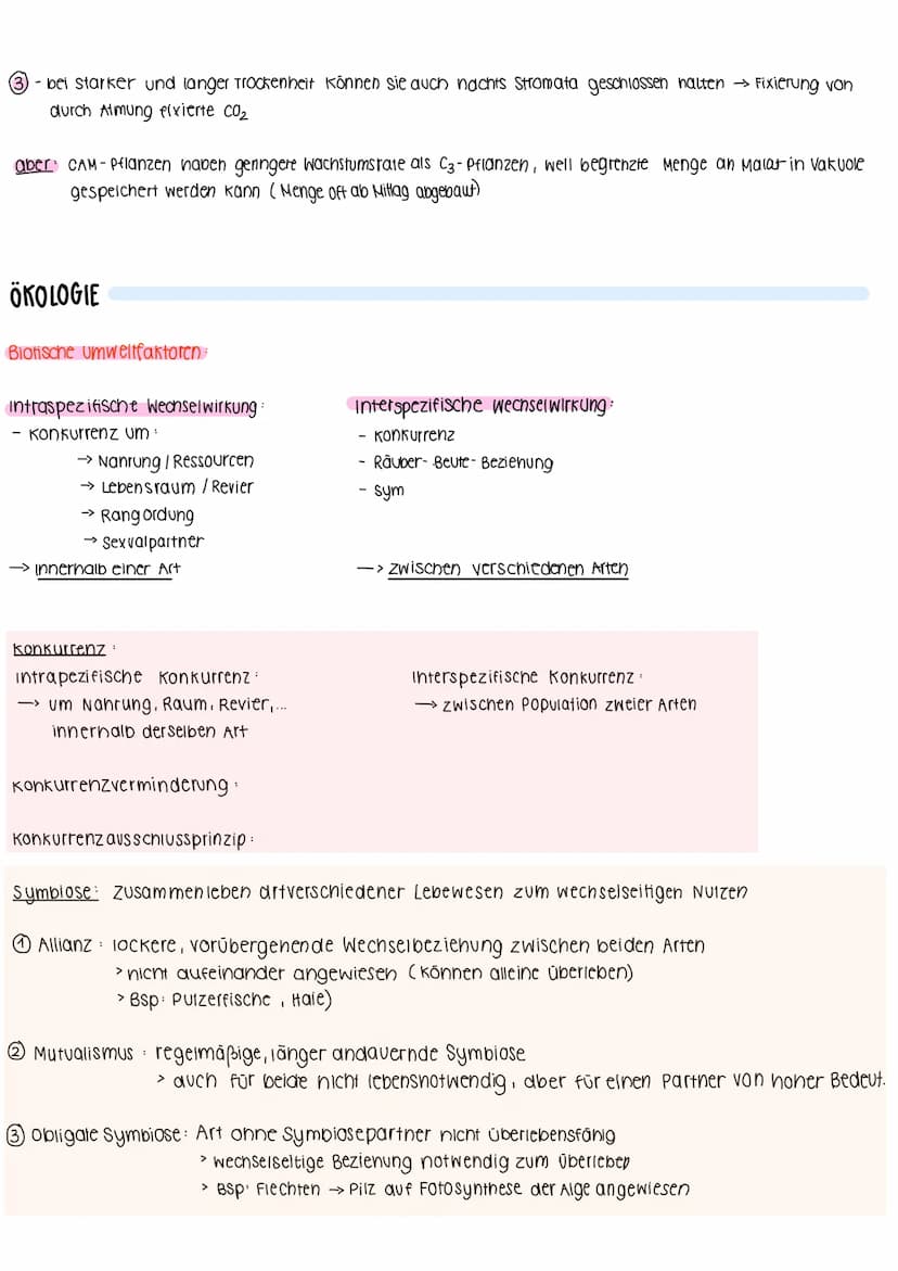 BIOLOGIELERNZETTEL- Fotosynthese & Ökologie
umwandlung von Licht in
chemisch gebund. Energie
↓
PRIMÄRPROZESSE
AUFBAU VON LAUBBLATT:
BEDEUTUN