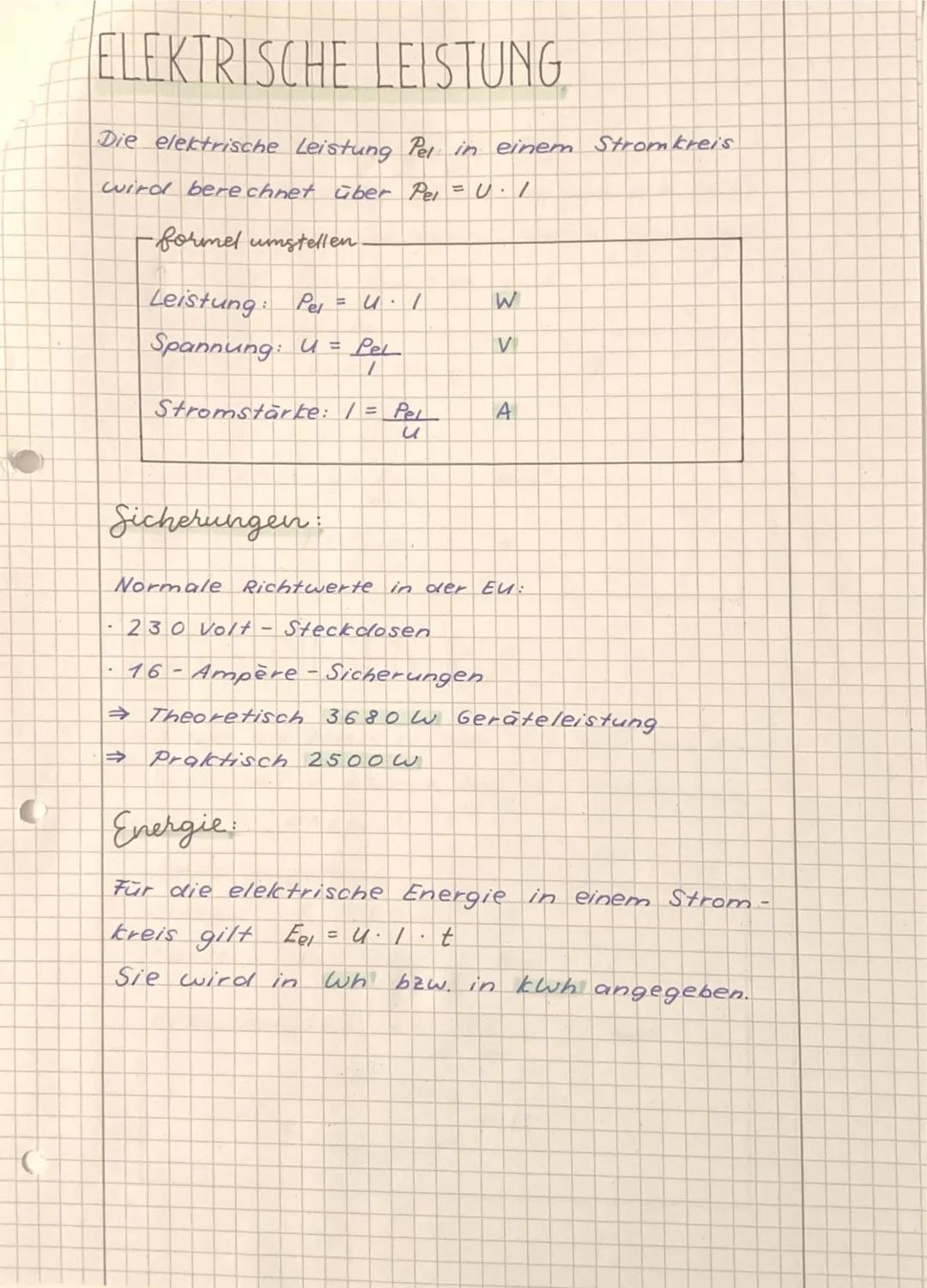 Energie und Leistung verstehen: Coole Formeln und einfache Beispiele