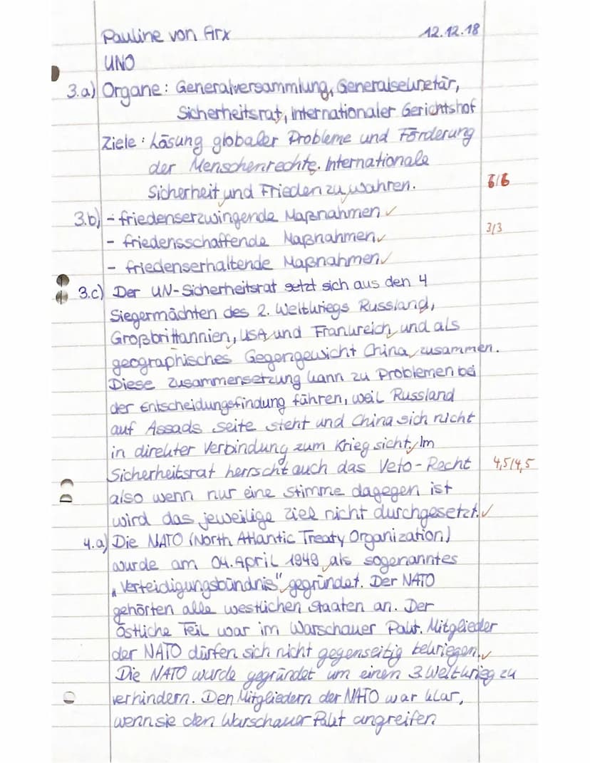 Powi
R 10b
Test Nummer 1 zum Thema Internationale Beziehungen": Syrien-Konflikt
Name: Pauline von Arx
Punkte: 41,5/43,5
Aufgabe 1: Chronolog