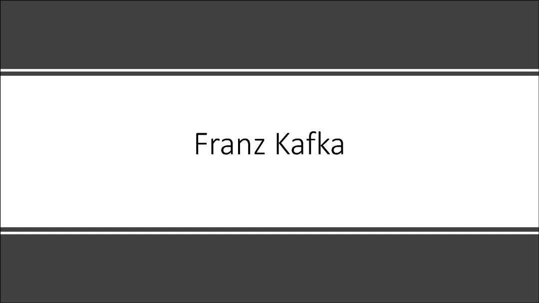 Franz Kafka: Biografie, Zitate und die geheimnisvolle Beziehung zu seinem Vater