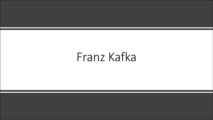 Know Franz Kafka Präsentation thumbnail