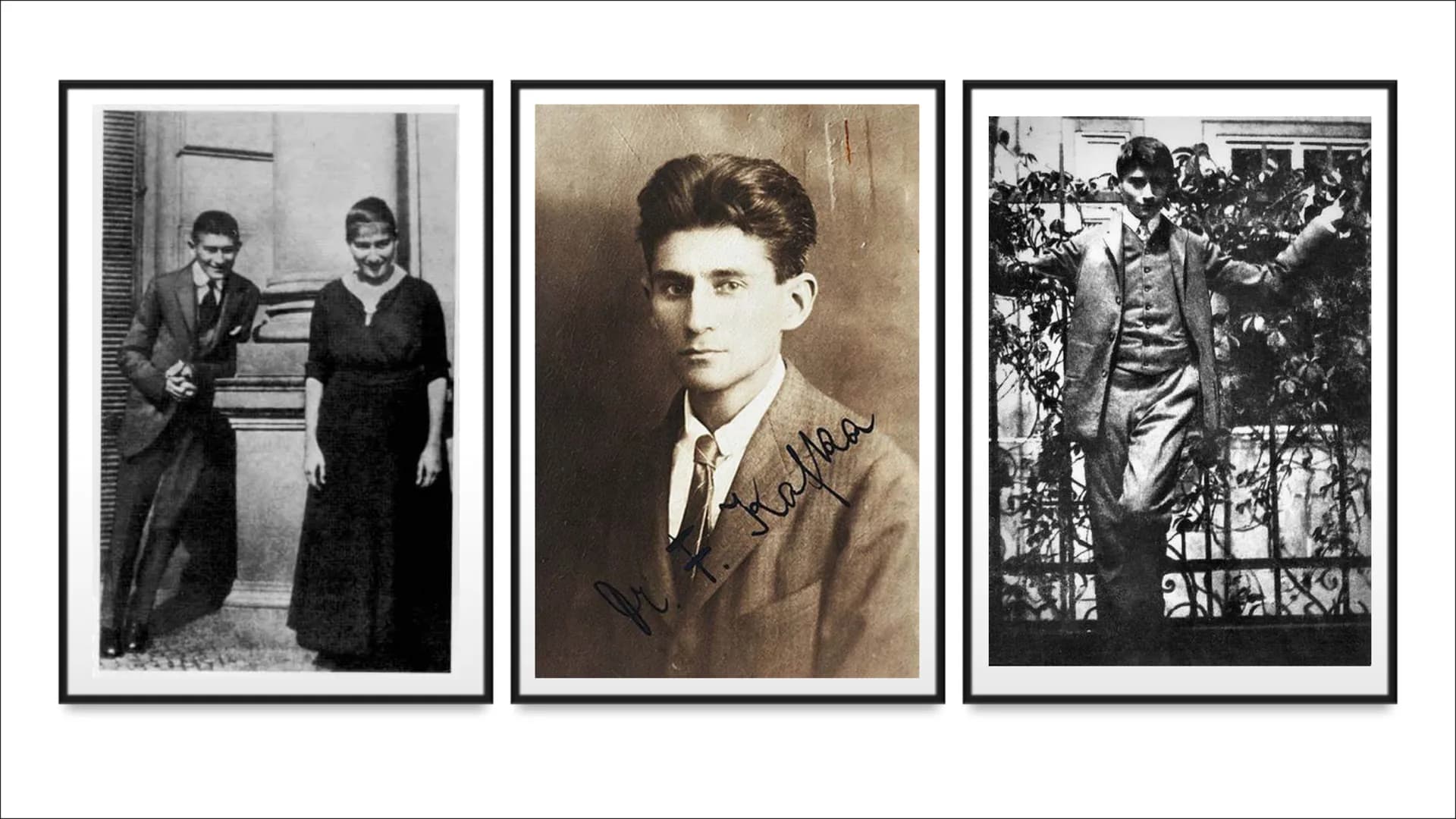 Franz Kafka Inhalt
▪ Allgemeines
▪ Biografie
▪ Beziehungen zu Frauen
▪ Beziehung zum Vater
▪ Werke (Auswahl)
▪ Die Verwandlung
▪ Charakter A