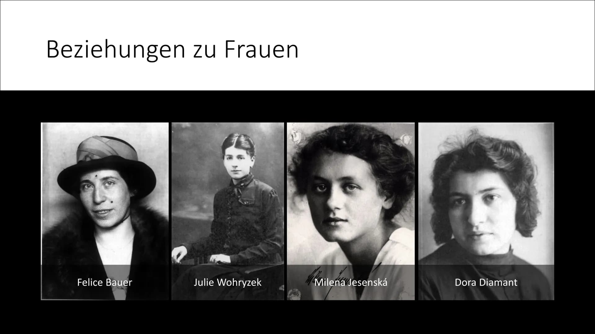 Franz Kafka Inhalt
▪ Allgemeines
▪ Biografie
▪ Beziehungen zu Frauen
▪ Beziehung zum Vater
▪ Werke (Auswahl)
▪ Die Verwandlung
▪ Charakter A