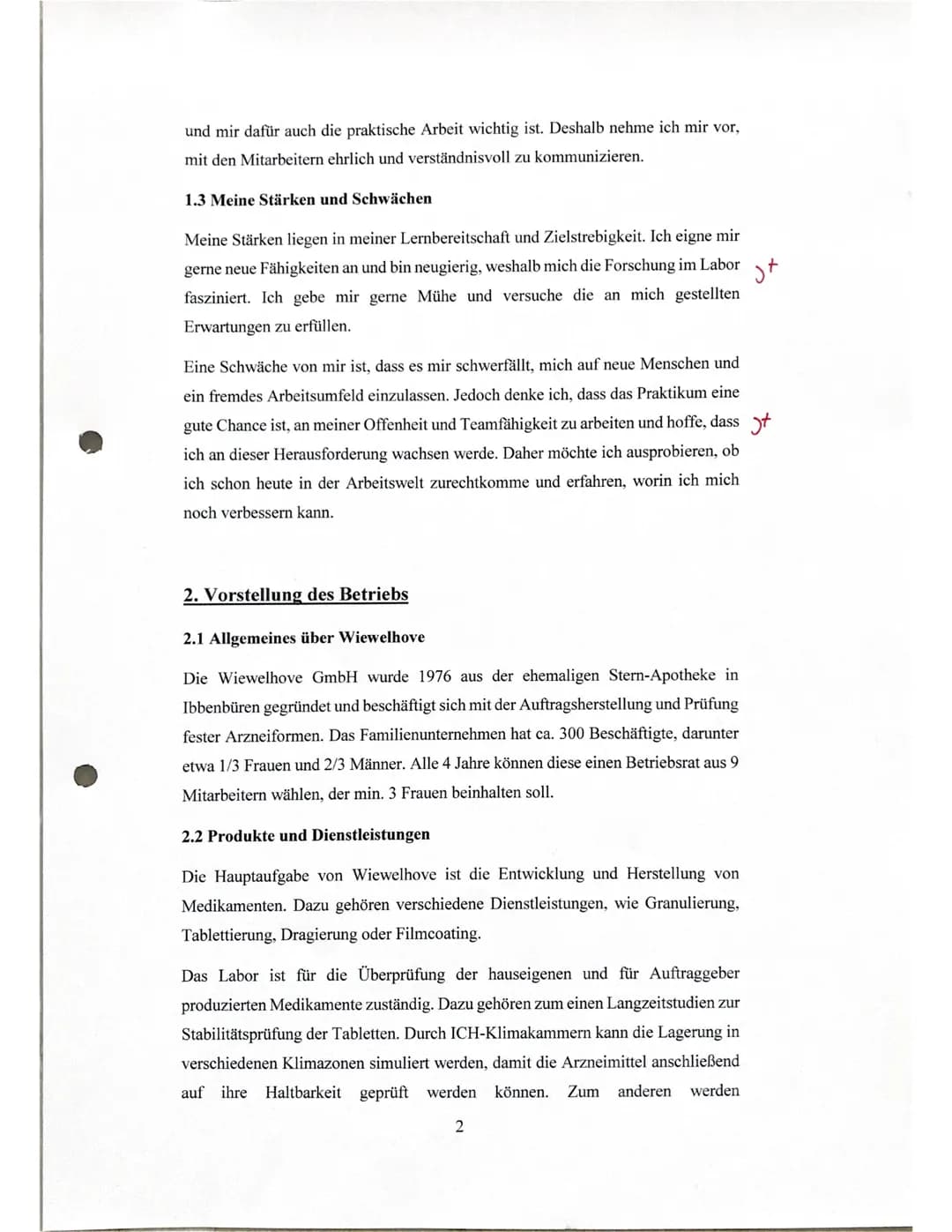 Inhaltsverzeichnis
1. Einleitung.....
1.1 Motivation...
1.2 Erwartungen.
1.3 Meine Stärken und Schwächen
2. Vorstellung des Betriebs.......
