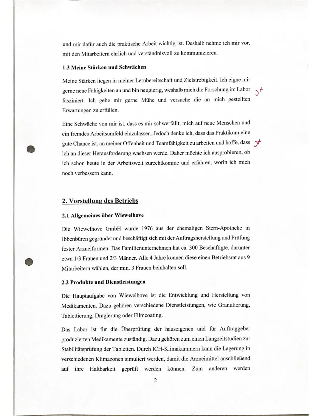 Inhaltsverzeichnis
1. Einleitung.....
1.1 Motivation...
1.2 Erwartungen.
1.3 Meine Stärken und Schwächen
2. Vorstellung des Betriebs.......
