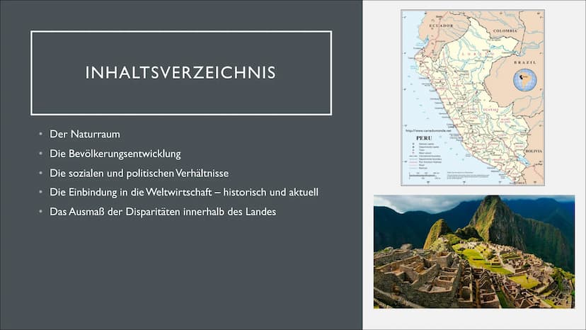 Ecuador
●Piura
Chiclayo
Moyobamba ●
Cajamarca
Trujillo
Nevada A
Huascarán
Rio Maranón
100 200 300 km
Cordillera Occidental.
ifischer Ozean
L