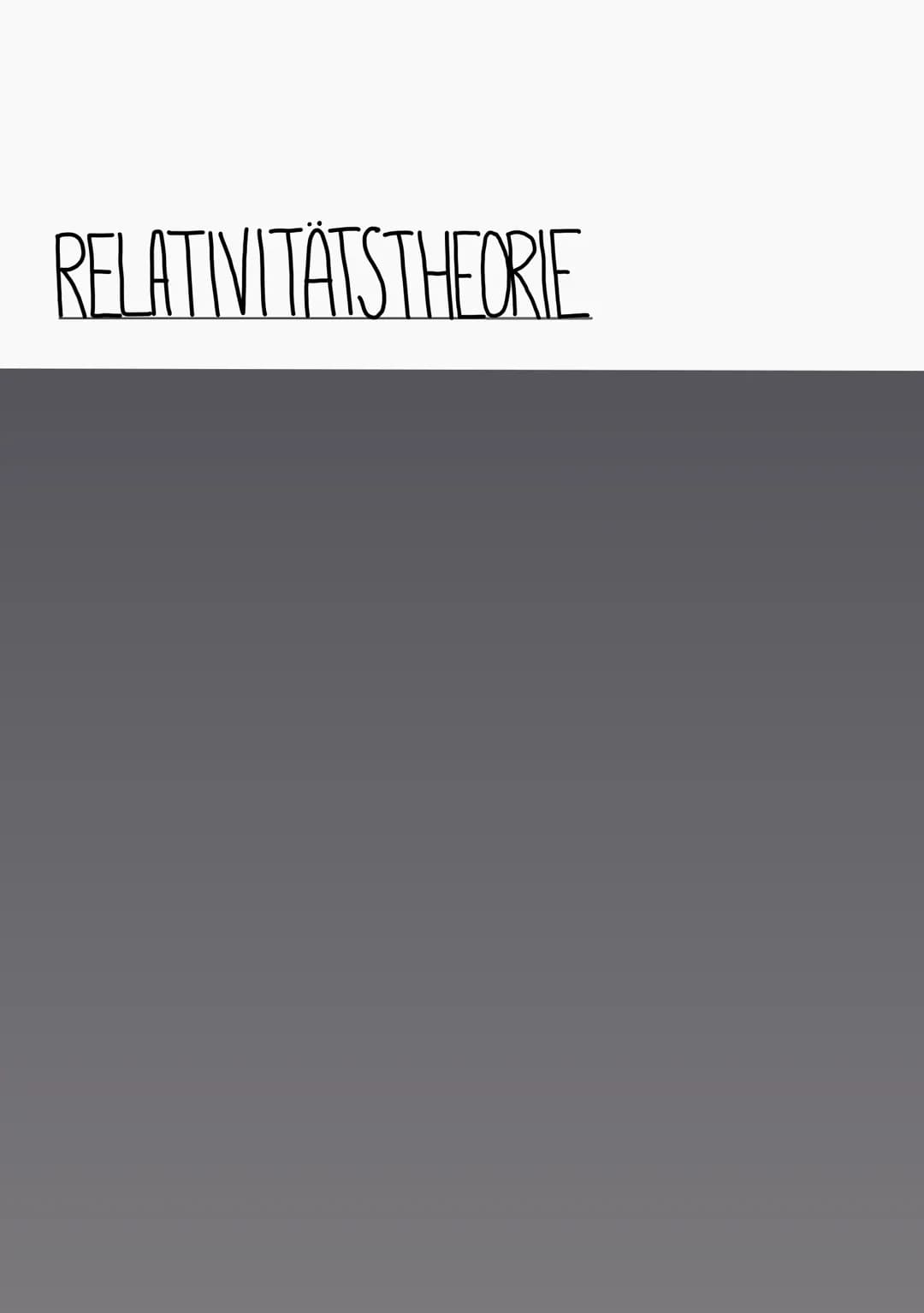RELATIVITATSTHEORIE ALLGEMEIN
Albert Einstein 1905
relativ: abhängig vom Betrachter
• Inertialsystem: alle Objekte a) ruhen
O
-D wirkt eine 