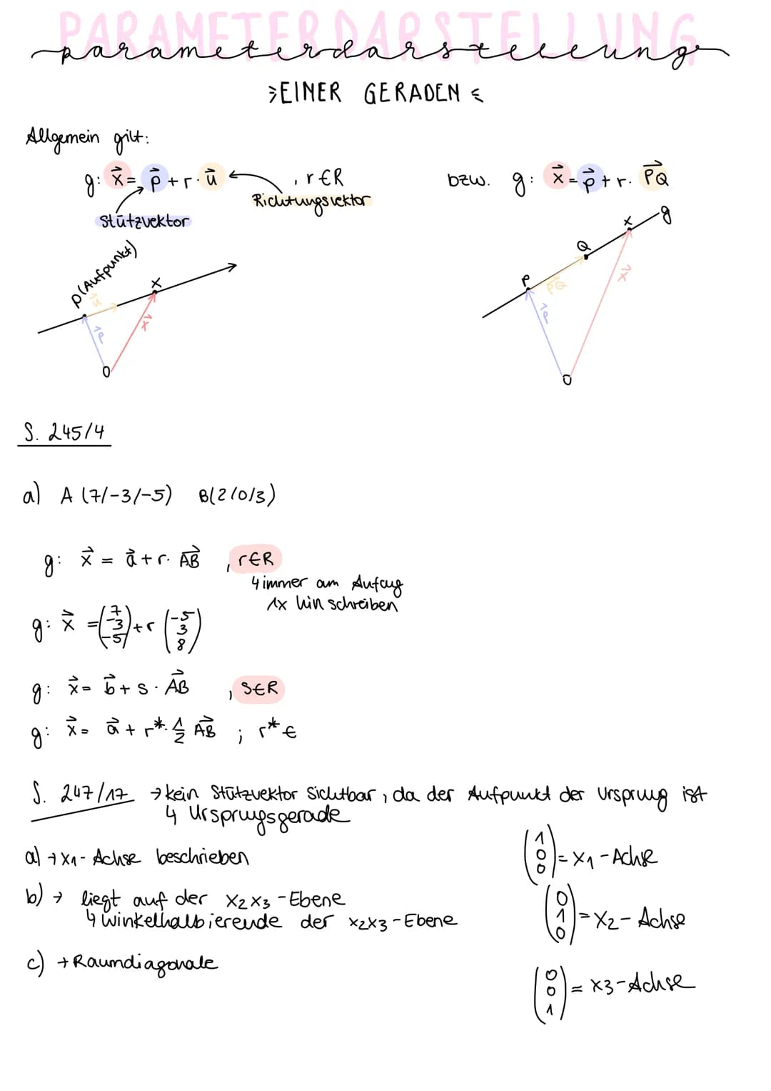 VEXTARENL
XB) (1/-1/3/10
131
Vektor
AA¹
AA'
-2
a₁-an
= az-az
az -a3
A¹ (-1/2/6)
Vektor von
A nach
A'
Gegemektor zu
Def - Gegenvektor: Die Pf