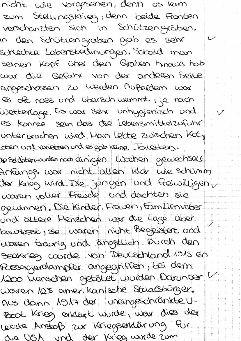 Der erste Weltkrieg (IWK) S.9.20
Der erste Weltkrieg ging von 1914 bis 1918.
Als Auslöser gilt das Attentat von Sargiero am 28.6.1914.
Bei d