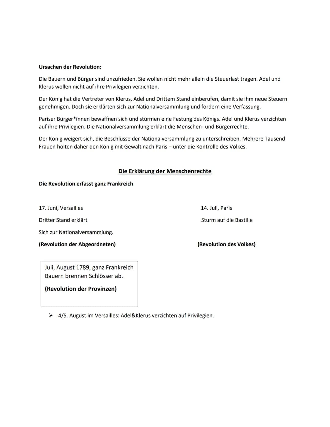 Die Top 5 Ideen der Aufklärung
Glaubensfreiheit
● Gesellschaftsvertrag
● Gewaltenteilung
Menschenrechte
● Beweisen statt Glauben und eigenen