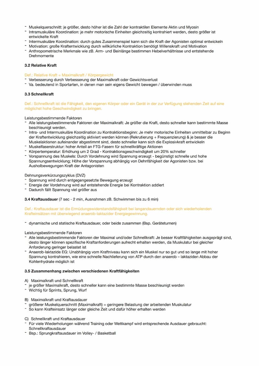 Kraft
1. Bedeutung der Kraft
Def.: Kraft im biologischen Sinne ist die Fähigkeit des Nerv-Muskelsystems, durch Muskeltätigkeit Widerstände z