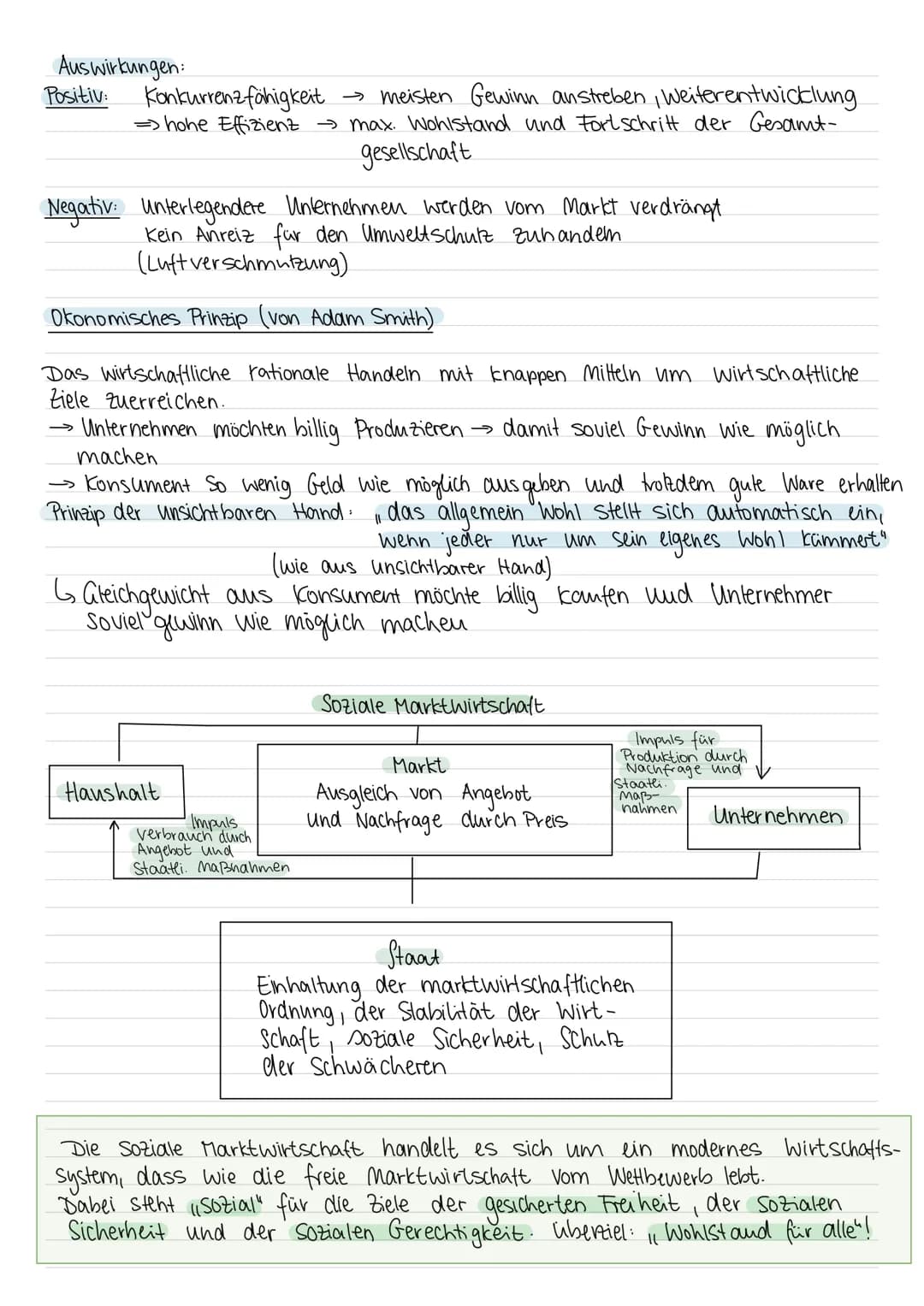 WIRTSCHAFTS MODELLE
0
a) Marktwirtschaft
(1) Freie (₁reine") Marktwirtschaft
(2) Soziale Marktwirtschaft
Haushalt
gibt Impulse für Ver-
brau