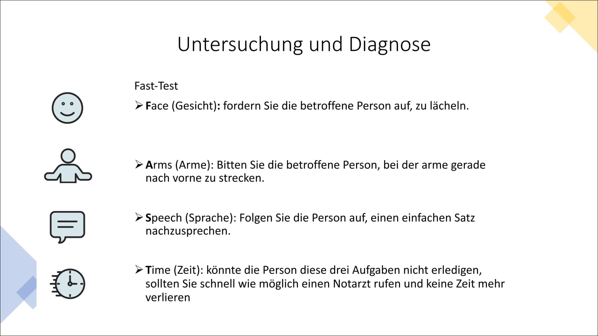 H
Schlaganfall
psdesign1 - Fotolia Was ist ein
Schlaganfall
und welche
Ursachen gibt
es?
Lateinisch: ,,Apoplex" genannt
Ist eine Erkrankung 