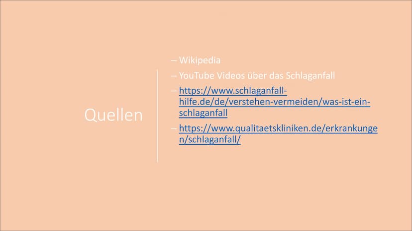 H
Schlaganfall
psdesign1 - Fotolia Was ist ein
Schlaganfall
und welche
Ursachen gibt
es?
Lateinisch: ,,Apoplex" genannt
Ist eine Erkrankung 