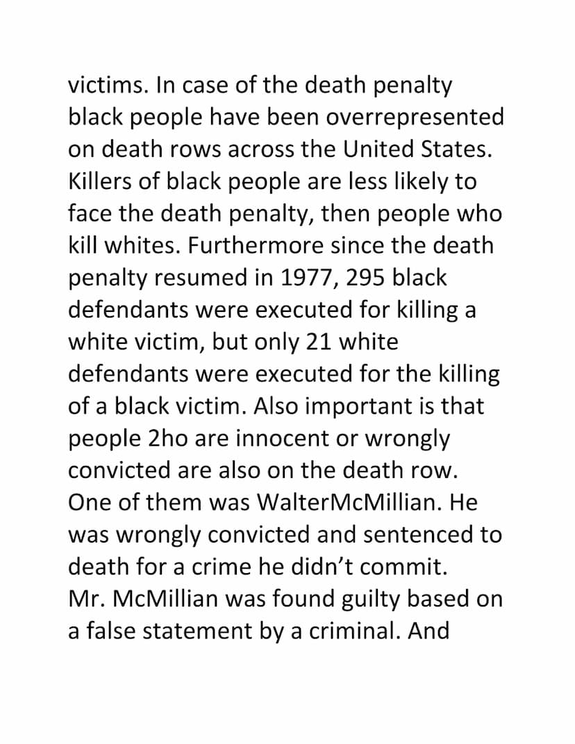 Death penalty
United States
DEATH PENALTY My presentation is about the death
penalty in the United States.
Table of contents
Worldwide there