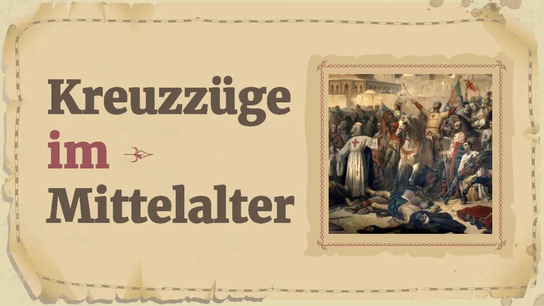 Kreuzzüge im Mittelalter 