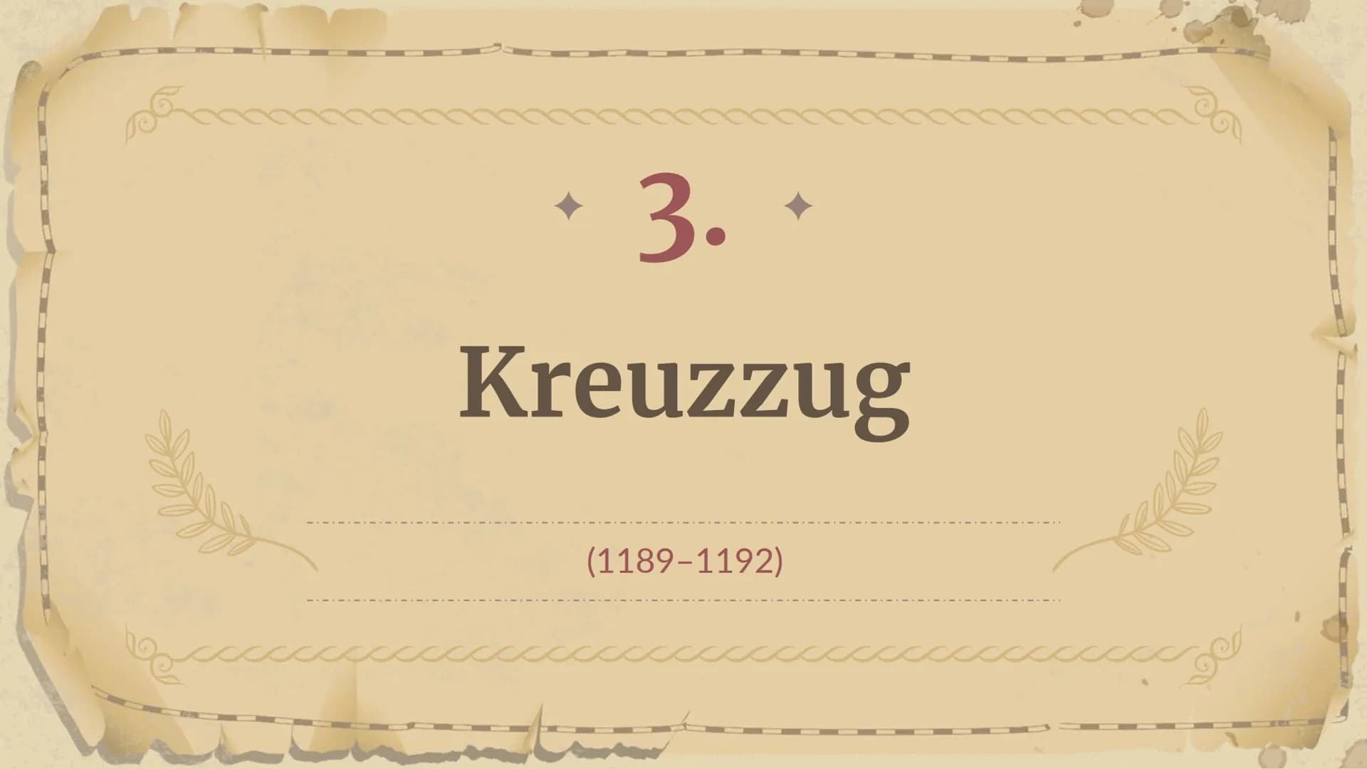 Kreuzzüge
im
Mittelalter
A6AA604 01 +
Kreuzzüge
02 +
Ursachen &
Anlässe
+04+
1.-7. Kreuzzug
05 +
Folgen
03
Motive der
Kreuzfahrer e
Kreuzzüg