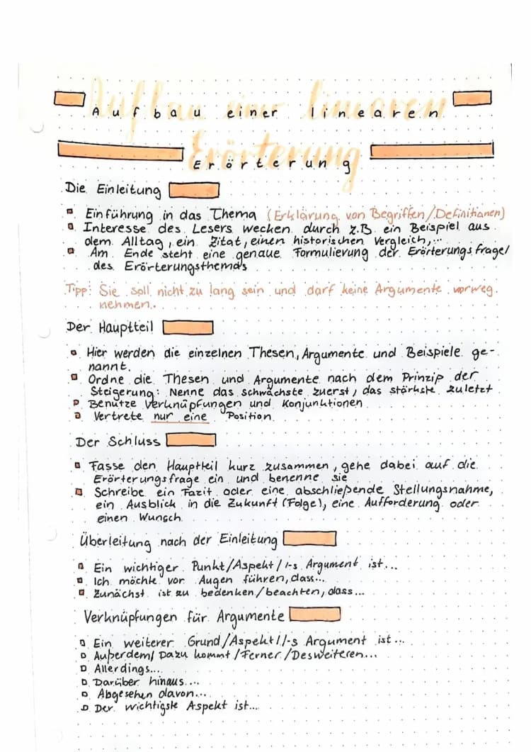 Know Lineare Erörterung  thumbnail