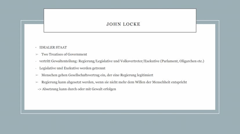 WELCHES MENSCHENBILD VERTRATEN DIE PHILOSOPHEN DER
AUFKLÄRUNG UND WAREN IHRE IDEEN EIN HISTORISCHER NEUANFANG?
von Pauline
EF JOHN LOCKE
MEN