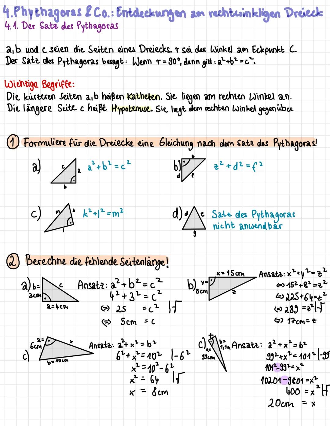 4.2. Beweise für den Satz des Pythagoras
Erster Beweis: Pythagoras binomisch
Vorbereitung des Beweites:
Beweis:
a
b²
a²
atb
Este binomische
