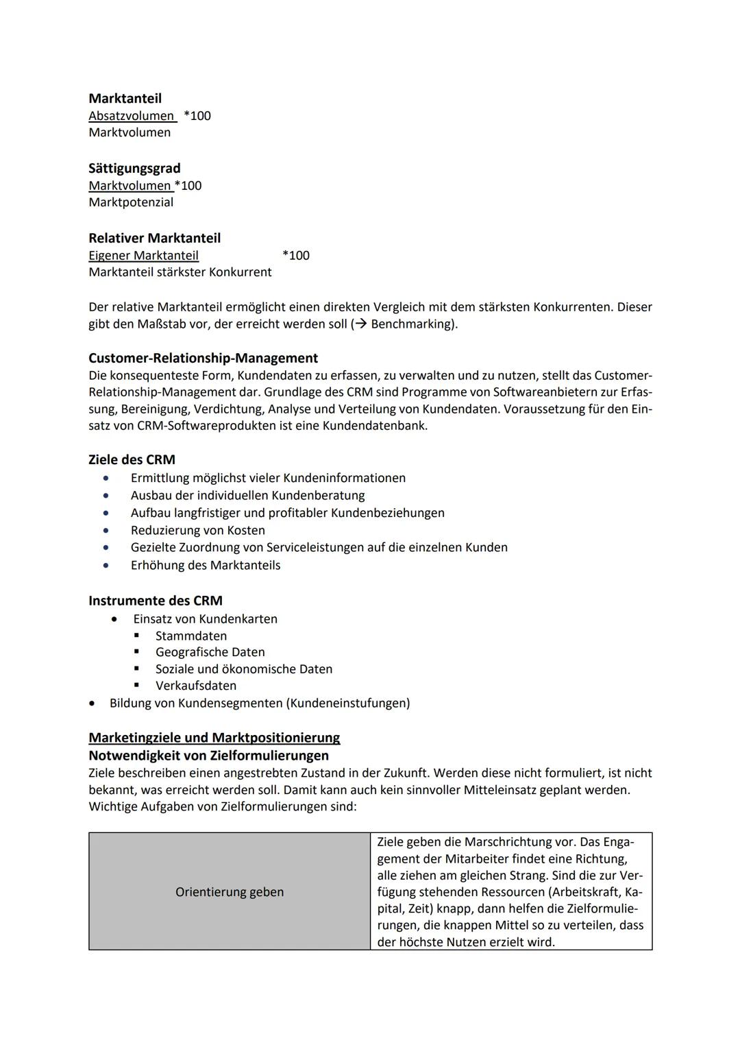 # Betriebswirtschaft mit Rechnungswesen und Controlling

## Thematischer Schwerpunkt 1

### Marktforschung und Marktgrößen (Marktkennzahlen)