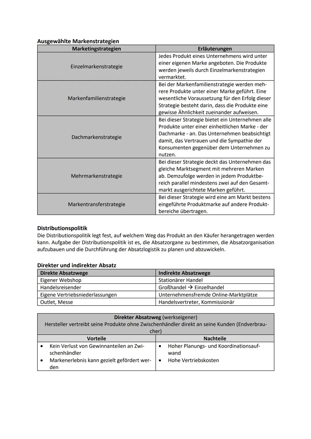# Betriebswirtschaft mit Rechnungswesen und Controlling

## Thematischer Schwerpunkt 1

### Marktforschung und Marktgrößen (Marktkennzahlen)